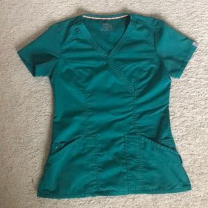 Hunter green scrub set